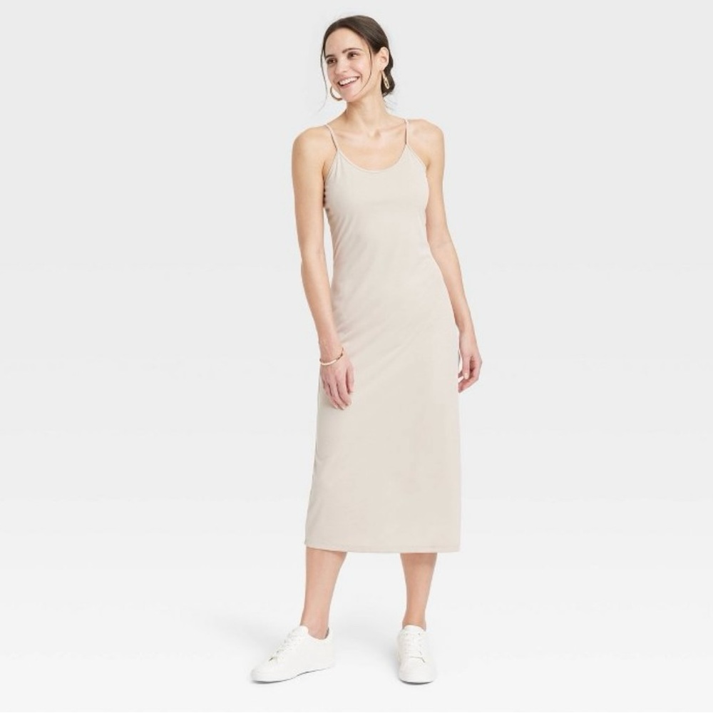 Rib Knit Midi Dress